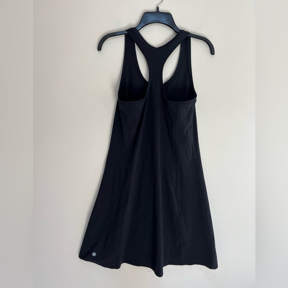 ATHLETA Om My Way Racerback Athletic Dress in Black, size M - Picture 3 of 11